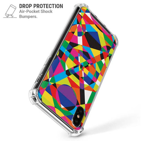 Parallel Vectors iPhone XS Max Clear Case